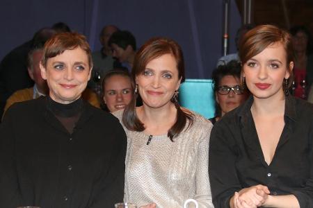 Katharina, Anna und Nellie Thalbach (v.l.) bei der NDR Talkshow