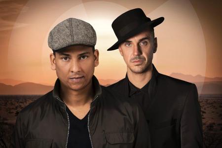 Xavier Naidoo (l.) mit seinem Neuzugang Seven