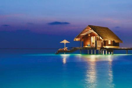 96 Strand- und 32 Wasservillen im One&Only Reethi Rah versprechen den sprichwörtlichen Himmel auf Erden