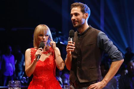 Die Moderatoren Francine Jordi und Alexander Mazza bei der Generalprobe zur ersten 