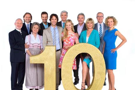 Der Cast der 11. Staffel (v.l.): Sepp Schauer, Erich Altenkopf, Antje Hagen, Florian Stadler, Kai Albrecht (Sebastian Wegene...