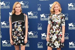 Diane Kruger (li.) und Elisabeth Banks setzten auf den Blümchen-Look