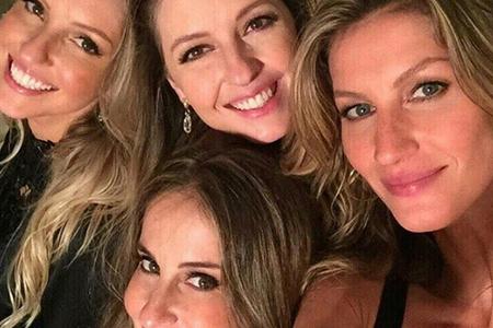 Gisele Büdchen (r.): Selfie mit den Schwestern