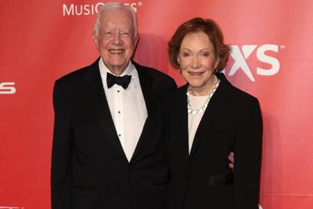 Jimmy Carter und seine Frau Rosalynn im Februar 2015