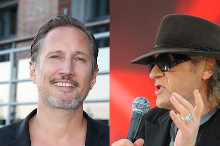 Benno Fürmann (li.) und Udo Lindenberg engagieren sich für Flüchtlinge