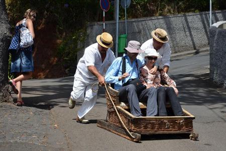 Spektakuläre Rutschpartie auf Madeira