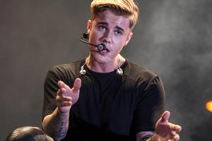 Justin Bieber bei einem Auftritt in Kalifornien