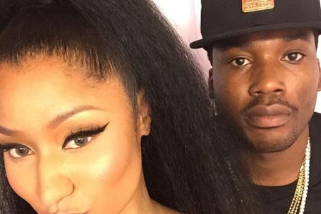 Dieses Foto teilte Nicki Minaj mit ihren Fans nach ihrem Auftritt mit Freund Meek Mill in Chicago