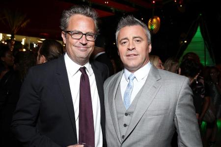 Matthew Perry und Matt LeBlanc, hier bei einer Sommerparty Anfang der Woche, scheinen noch Freunde zu sein