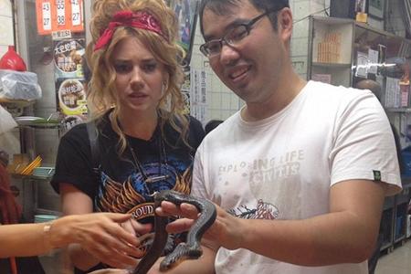 Palinas Begegnung mit dieser Schlange scheint echt furchteinflößend gewesen zu sein