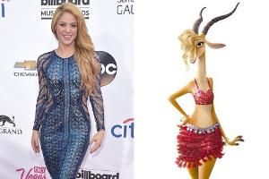 Eine gewisse Ähnlichkeit ist der Gazelle und Shakira nicht abzusprechen