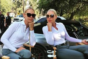 Auf dem Schnappschuss der Stunt-Frau gleichen sich die beiden wie ein Ei dem anderen