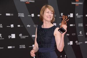 Corinna Harfouch erhielt dieses Jahr den Deutschen Schauspielerpreis als beste Hauptdarstellerin in Berlin