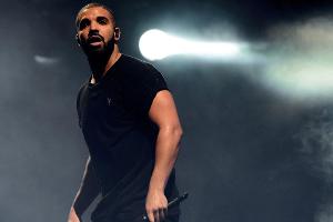 Drake bei einem Auftritt in London