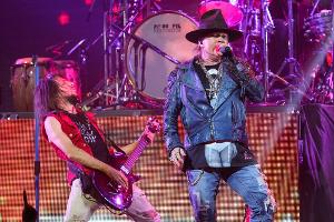 Ron "Bumblefoot" Thal (l.) und Axl Rose gehen fortan getrennte Wege