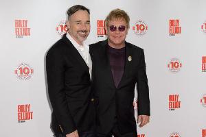 Elton John und David Furnish bei "Billy Elliot The Musical" in London