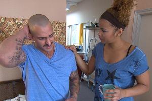 "Köln 50667": Bruno ist schlecht gelaunt, weil er immer noch an Inkas Kampfansage denken muss.