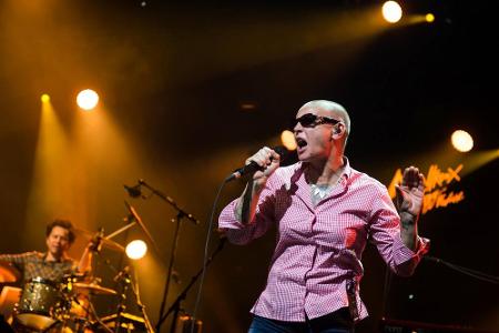 Sinéad O'Connor bei einem Auftritt in der Schweiz im Juli 2015