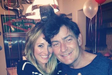 Glücklichere Tage: Brett Rossi und Charlie Sheen auf einem Schnappschuss aus dem September 2014