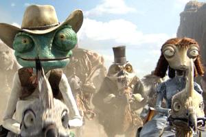 "Rango": Das Abenteuer seines Lebens beginnt, als sich Chamäleon Rango plötzlich in der Wüste wiederfindet.