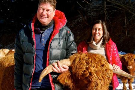 Zucht von Hochland-Rindern: Josef und Vroni Leitner vom Wurzerhof