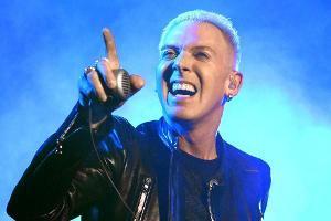 H.P. Baxxter bei einem Scooter-Konzert in Moskau