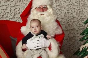 Prinz Nicolas hat den Weihnachtsmann getroffen