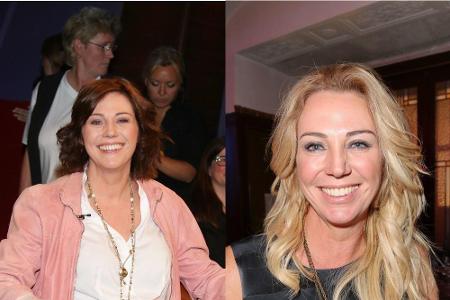 Ildikó von Kürthy vor (l.) und kurz nach ihrem Selbstexperiment