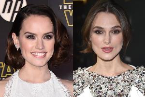 Daisy Ridley (l.) möchte mit niemandem verglichen werden, auch nicht mit Hollywood-Schönheit Keira Knightley