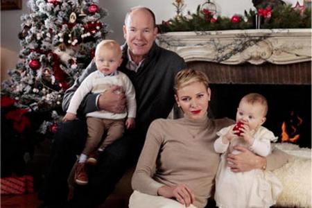 Familienglück in Monaco: Fürst Albert und Charlene mit ihren Kindern