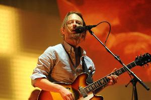Sänger Thom Yorke bei einem Konzert seiner Band Radiohead