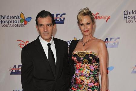 Antonio Banderas und Melanie Griffith auf einer Benefizgala im Jahr 2012