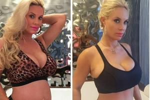 Coco Austin während und nach (r.) ihrer Schwangerschaft