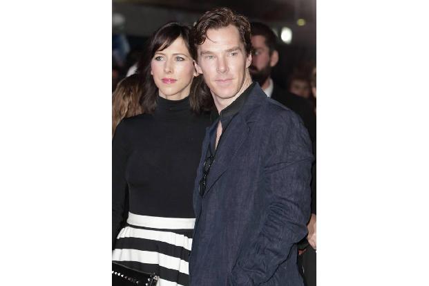 ...wie Emmy-Preisträger Benedict Cumberbatch, der sich von seiner Frau Sophie Hunter begleiten ließ. Der britische Musiker...