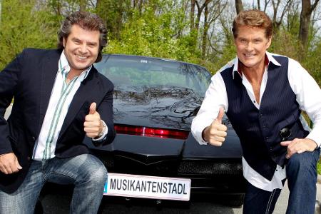 Nicht nur lustige Kostüme, auch illustre Gäste gab es bei Andy Borgs 