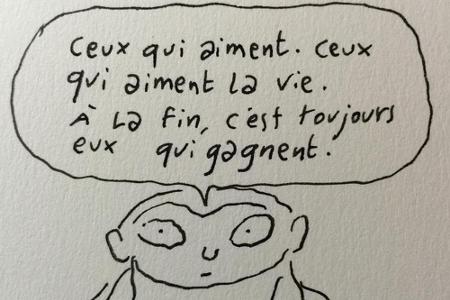 Der französische Karikaturist und Filmemacher Joann Sfar postete ein Bild mit folgendem Text bei Instagram: 