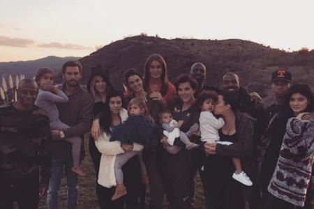 Die hochschwangere Kim Kardashian war voll auf Familie eingestellt und postete ein 