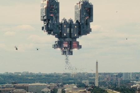 Videogames, wir hier Galaga, wurden mit aufwendigen Spezial-Effekten zum Leben erweckt.