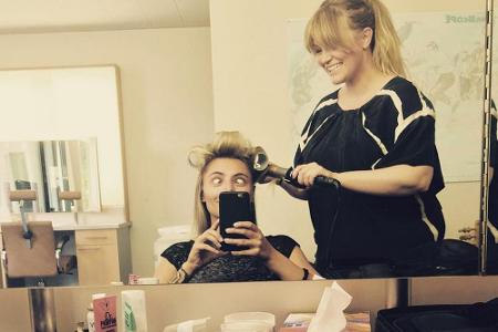 Sophia in der Maske: 