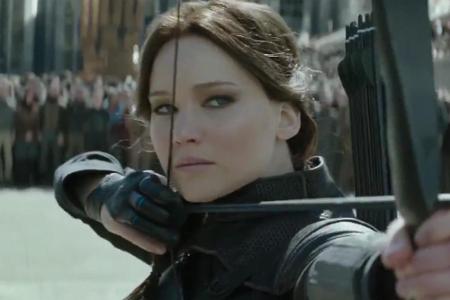 Kampfbereit: Jennifer Lawrence als Katniss Everdeen