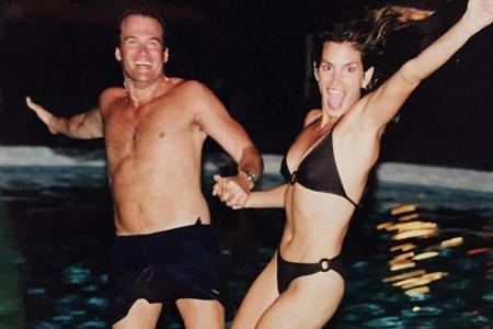 Cindy Crawford und ihr Mann Rande Gerber sprangen in die Ehe und in den Pool