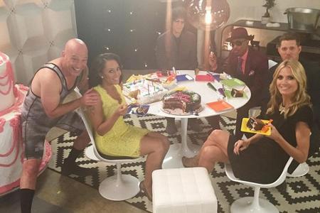 Heidi Klum (r.) und Mel B (l.) feiern den 40sten Geburtstag der Sängerin. Auch die 