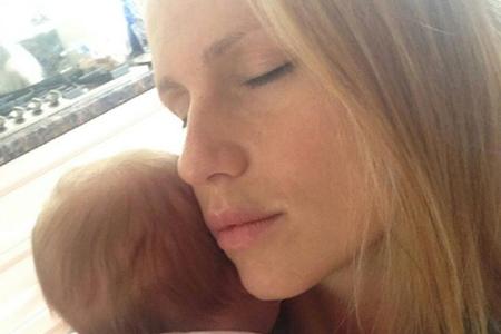 Michelle Hunziker mit ihrer kleinen Celeste