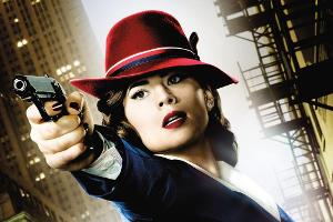 Hayley Atwell als schlagfertige Powerfrau Peggy in der neuen Marvel-Serie "Agent Carter"