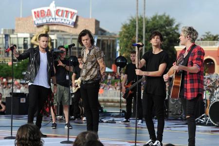 Live auf der Bühne: Die Jungs von One Direction
