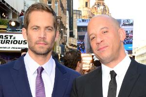 Paul Walker (l.) und Vin Diesel bei der Weltpremiere von "Fast & Furious 6" in London im Mai 2013 - im November 2013 verungl...