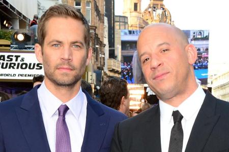 Paul Walker (l.) und Vin Diesel bei der Weltpremiere von 