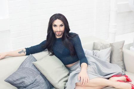 Bart und elegante Outfits sind die Markenzeichen von Conchita Wurst