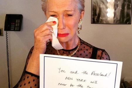 Helen Mirren kommen die Tränen