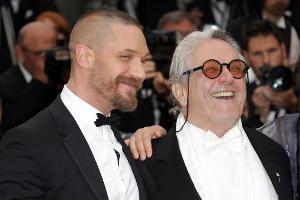 Maximale Siegertypen: Tom Hardy (li.) und George Miller bei den Filmfestspielen in Cannes
